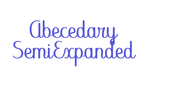 Abecedary SemiExpanded Font Download