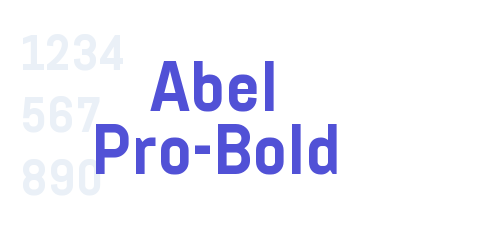 Abel Pro-Bold-font-download
