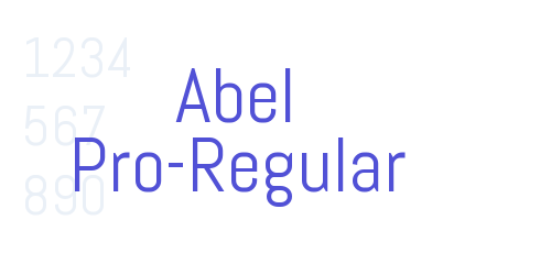 Abel Pro-Regular-font-download