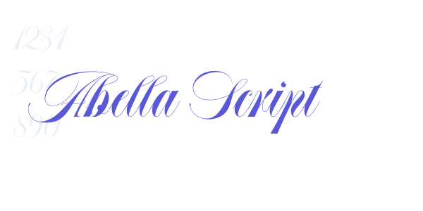 Abella Script font free