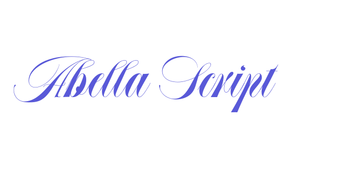 Abella Script Font