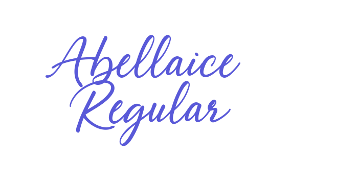 Abellaice Regular Font