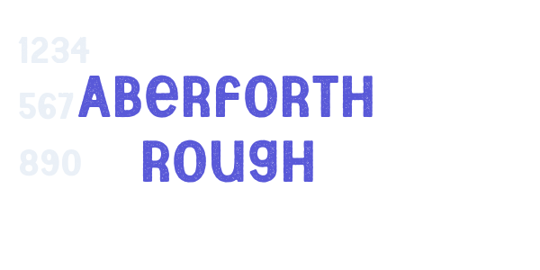 Aberforth Rough font free