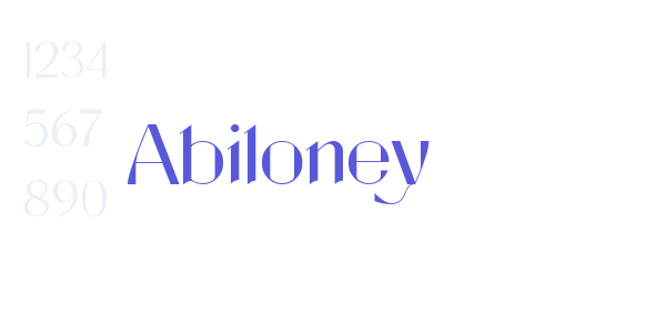 Abiloney font free