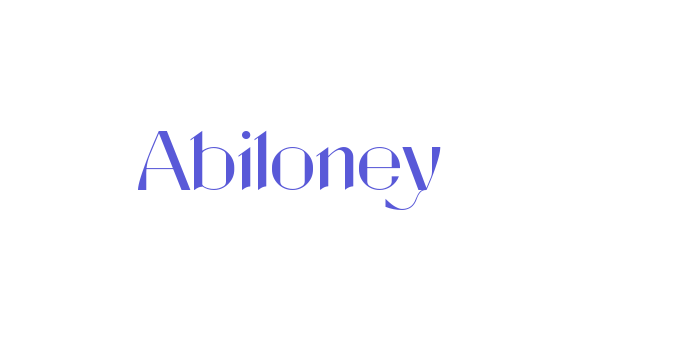 Abiloney Font Download