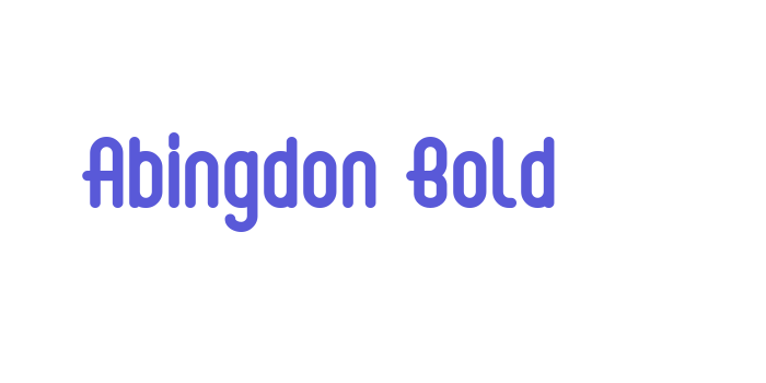 Abingdon Bold Font Download