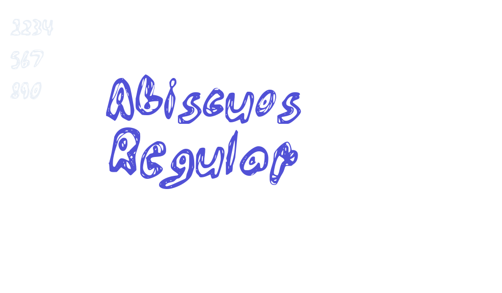 Abiscuos Regular-font-download