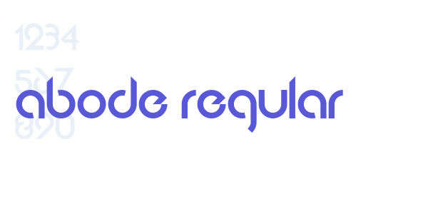 Abode Regular font free