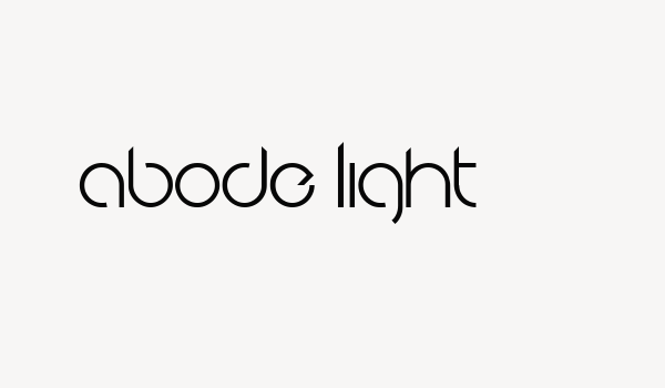 Abode Light Font