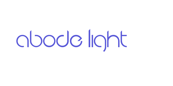 Abode Light Font