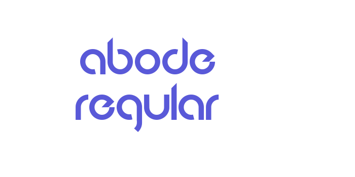 Abode Regular Font