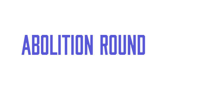 Abolition Round Font Download