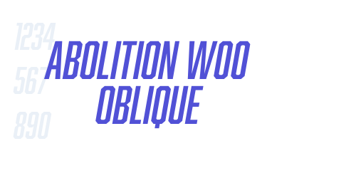 Abolition W00 Oblique-font-download