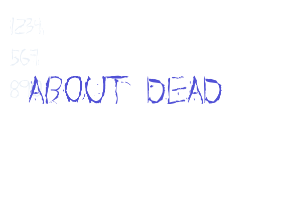 About Dead Font Download