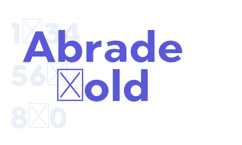 Abrade Bold Font Download