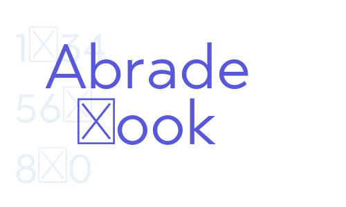 Abrade Book Font Download