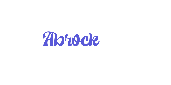 Abrock Font Download