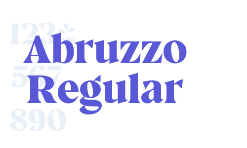 Abruzzo Regular Font Download