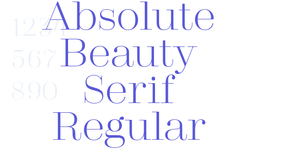 Absolute Beauty Serif Regular font free