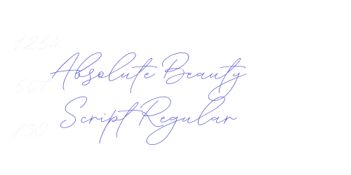 Absolute Beauty Script Regular-font-download