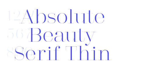 Absolute Beauty Serif Thin-font-download