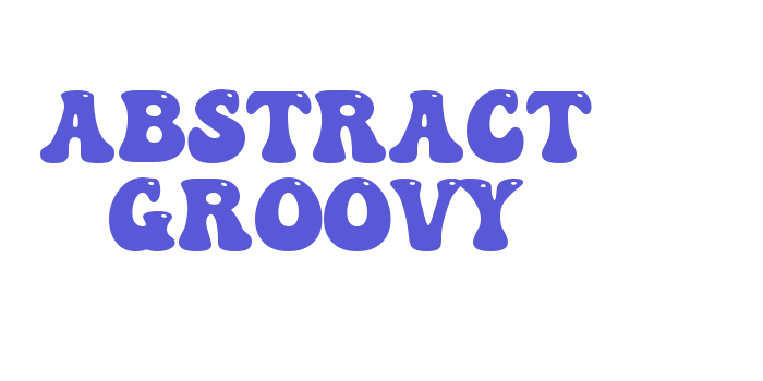 Abstract Groovy Font Download