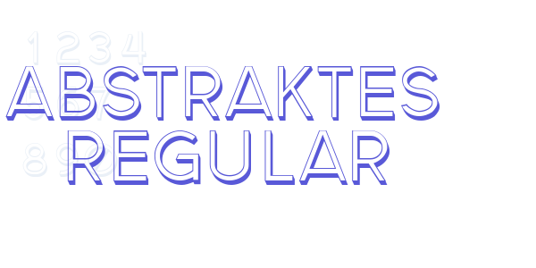 Abstraktes Regular font free