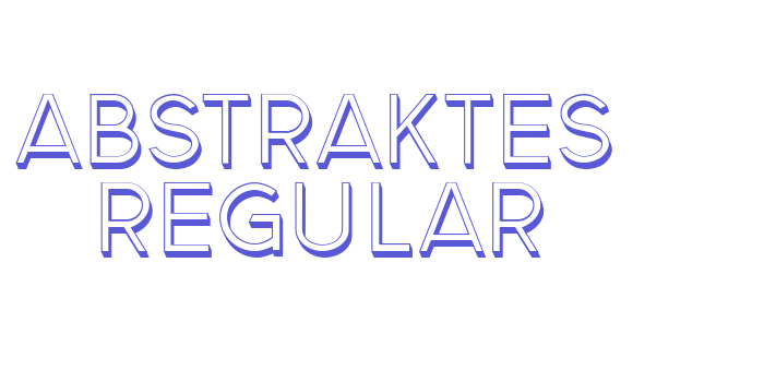 Abstraktes Regular Font Download