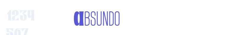 Absundo font