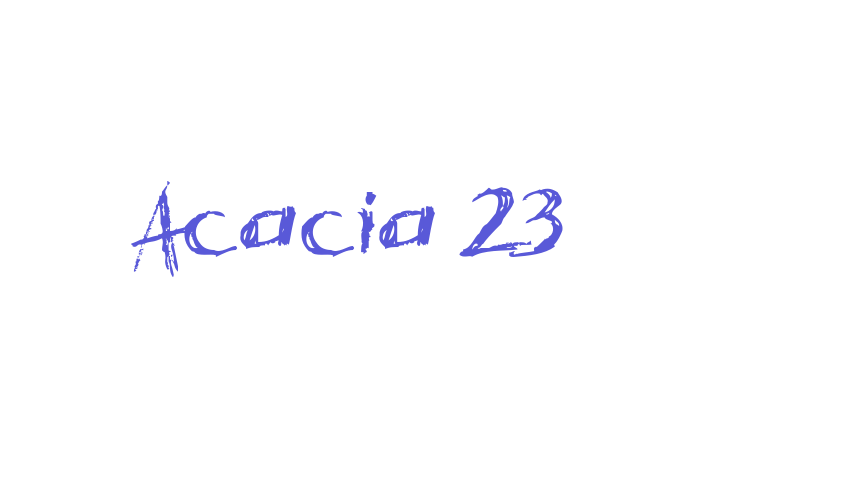 Acacia 23 Font