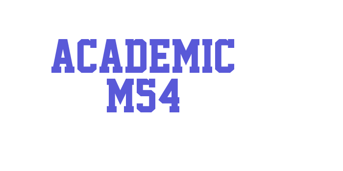 Academic M54 Font Download