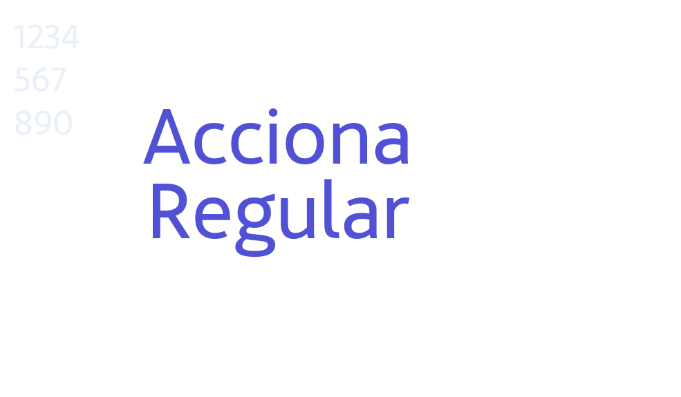 Acciona Regular-font-download