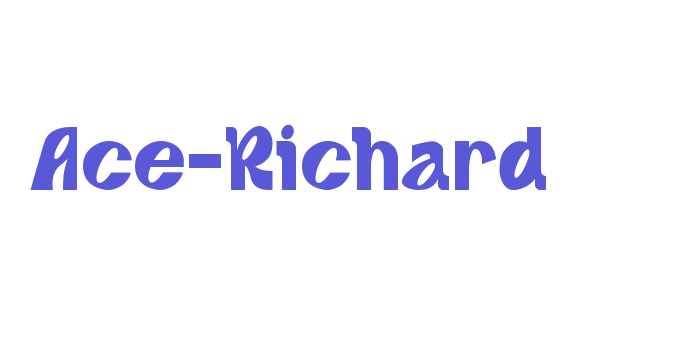 Ace-Richard Font Download