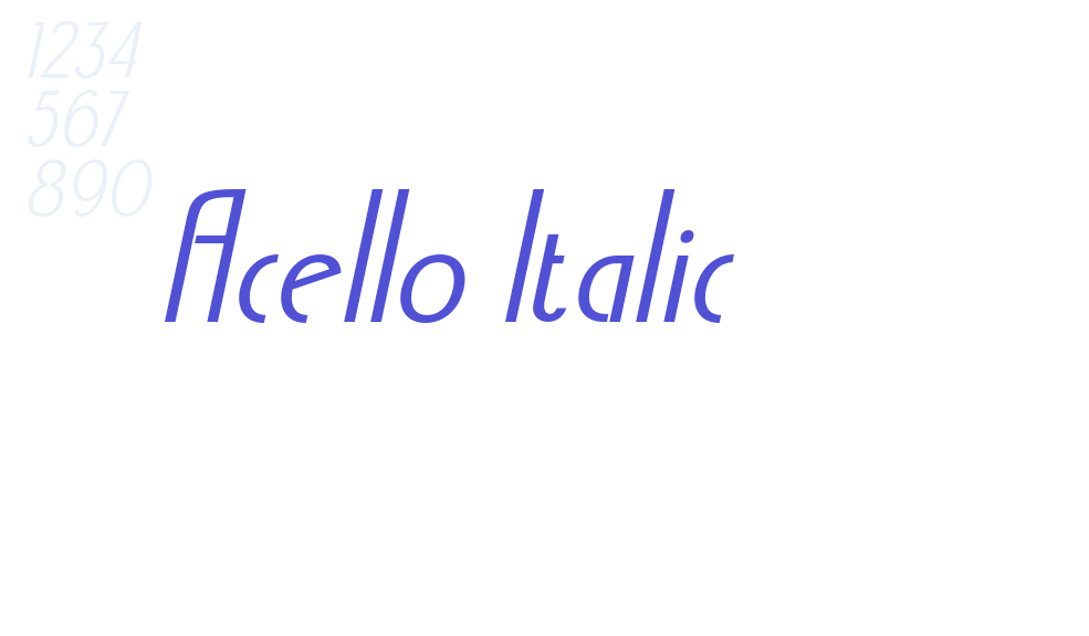 Acello Italic-font-download