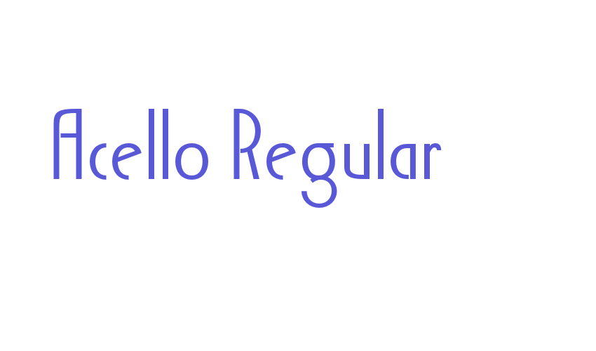 Acello Regular Font Download