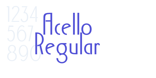 Acello Regular-font-download