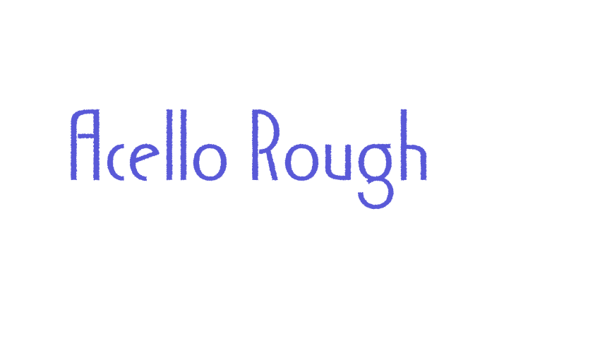 Acello Rough Font Download