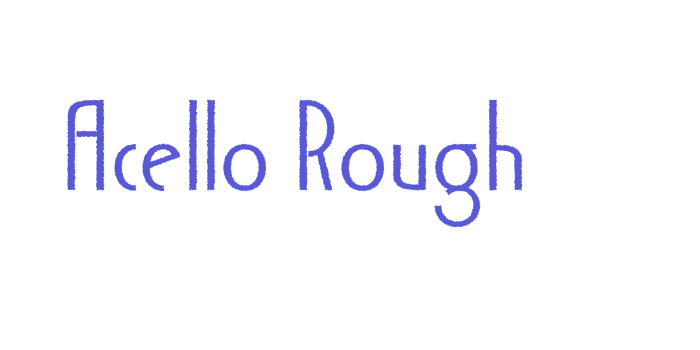 Acello Rough Font Download