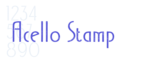 Acello Stamp-font-download