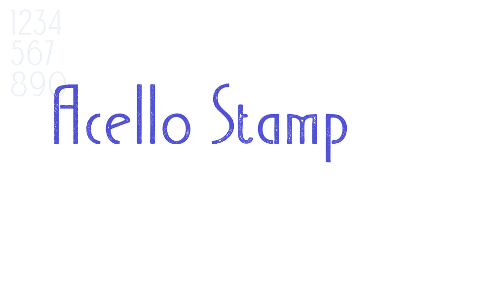 Acello Stamp-font-download