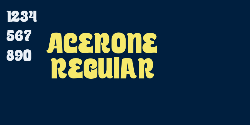 Acerone Regular