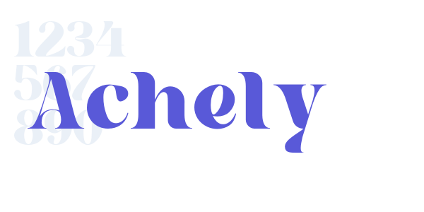 Achely font free