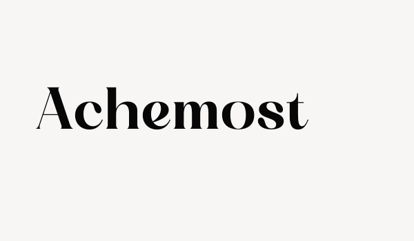 Achemost Font