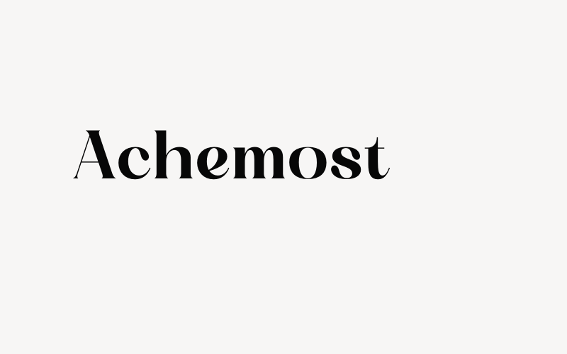 Achemost Font