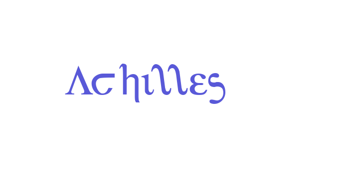 Achilles Font Download