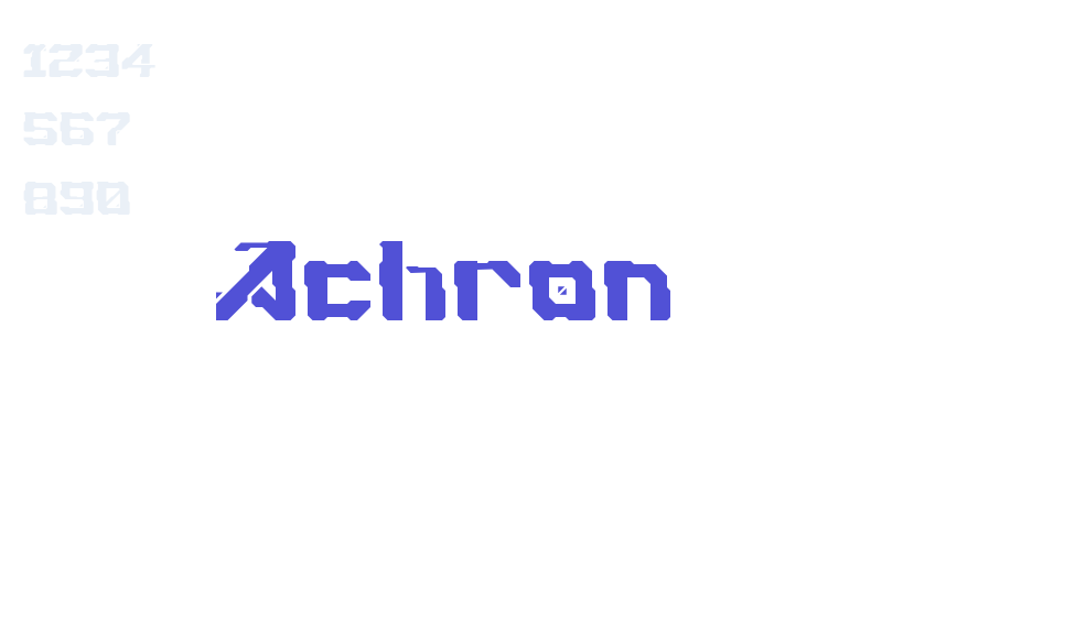 Achron-font-download