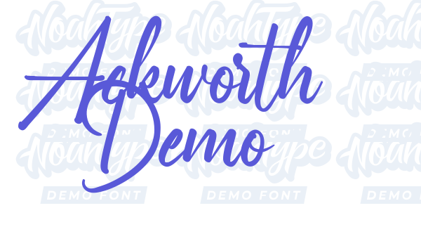 Ackworth Demo Font