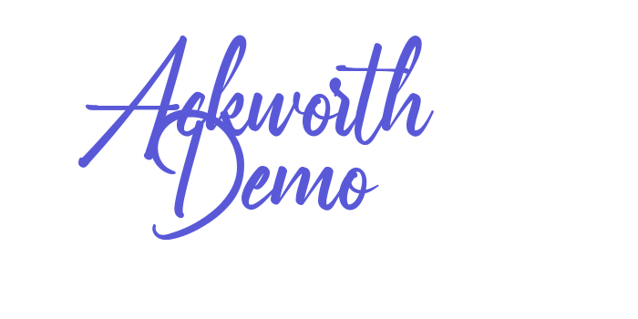 Ackworth Demo Font Download