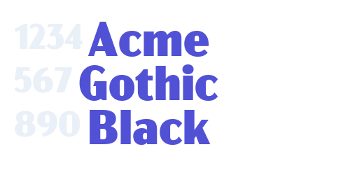 Acme Gothic Black-font-download