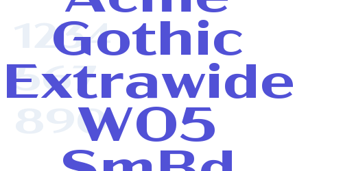Acme Gothic Extrawide W05 SmBd-font-download